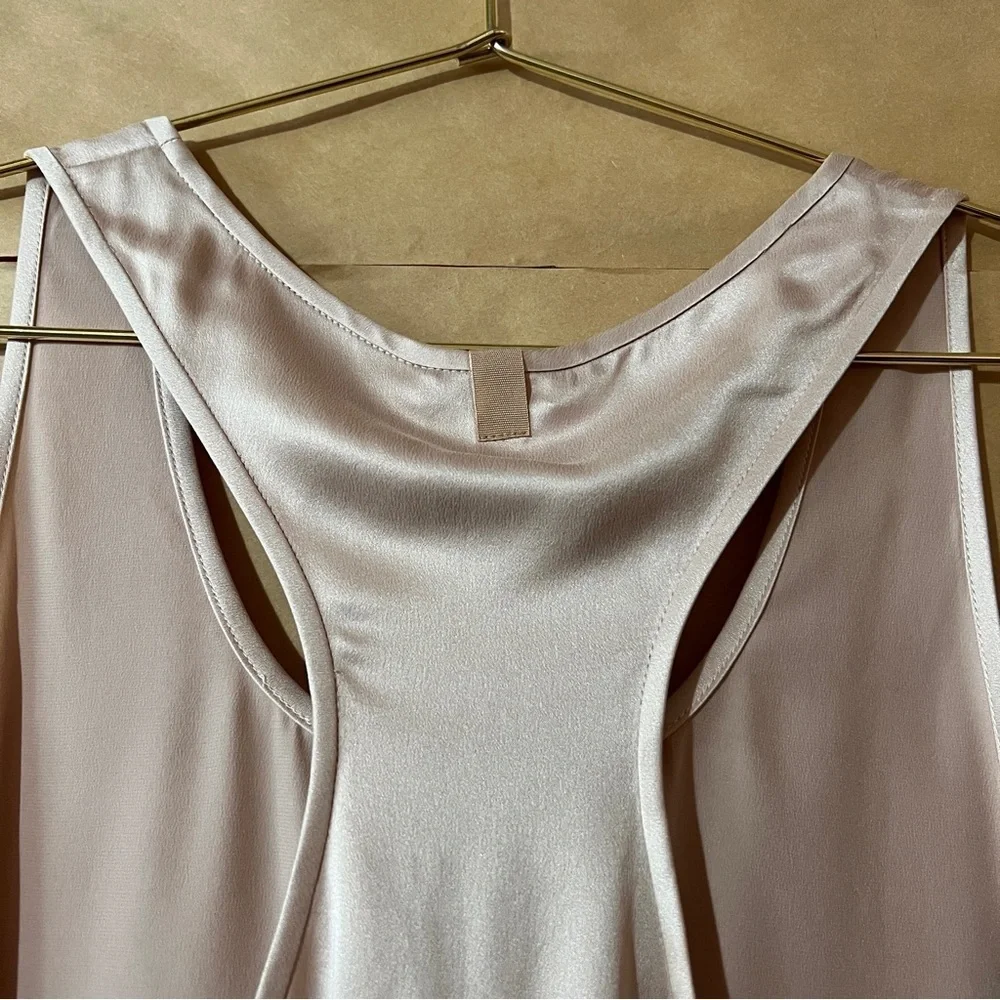 Lunya NWT Washable Silk Tulip Back Set Delicate Pink Pajamas Top & Shorts Size S